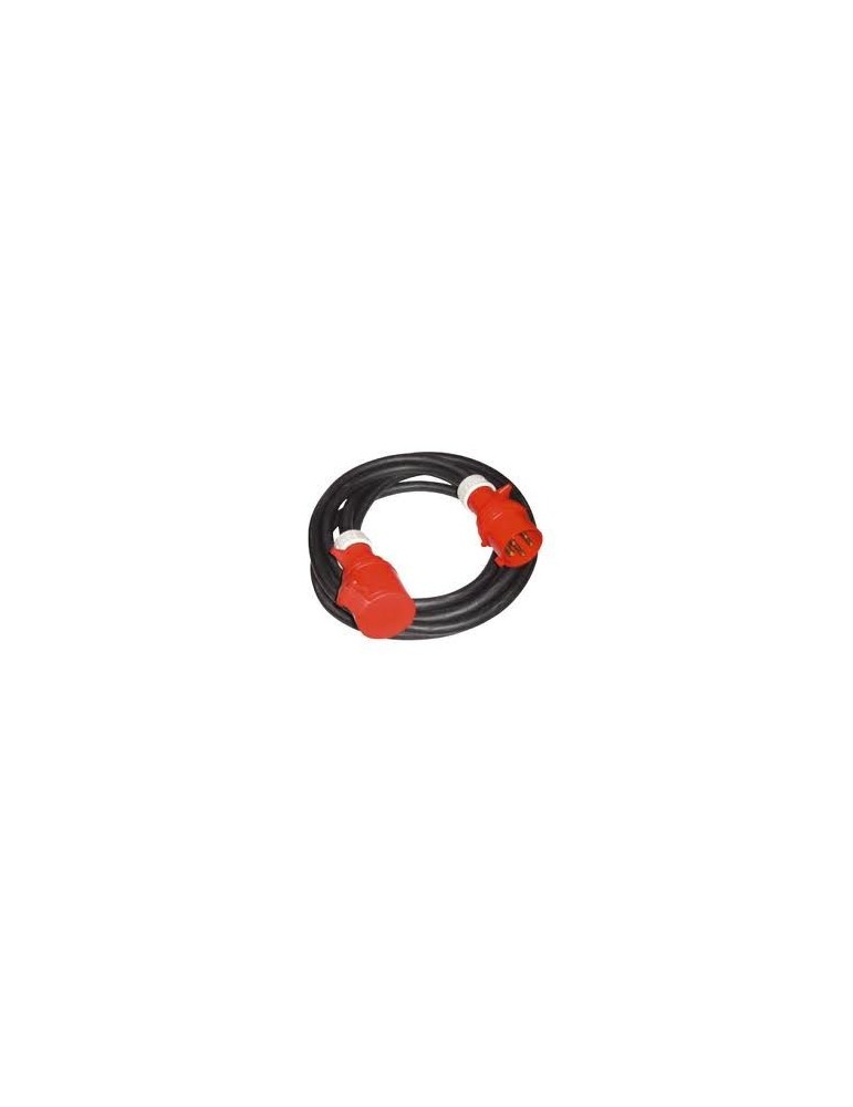 Cordon de rallonge cee,5 m,noir 16A  pas cher