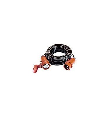 Cordon de rallonge cee,5 m,noir 16A  pas cher