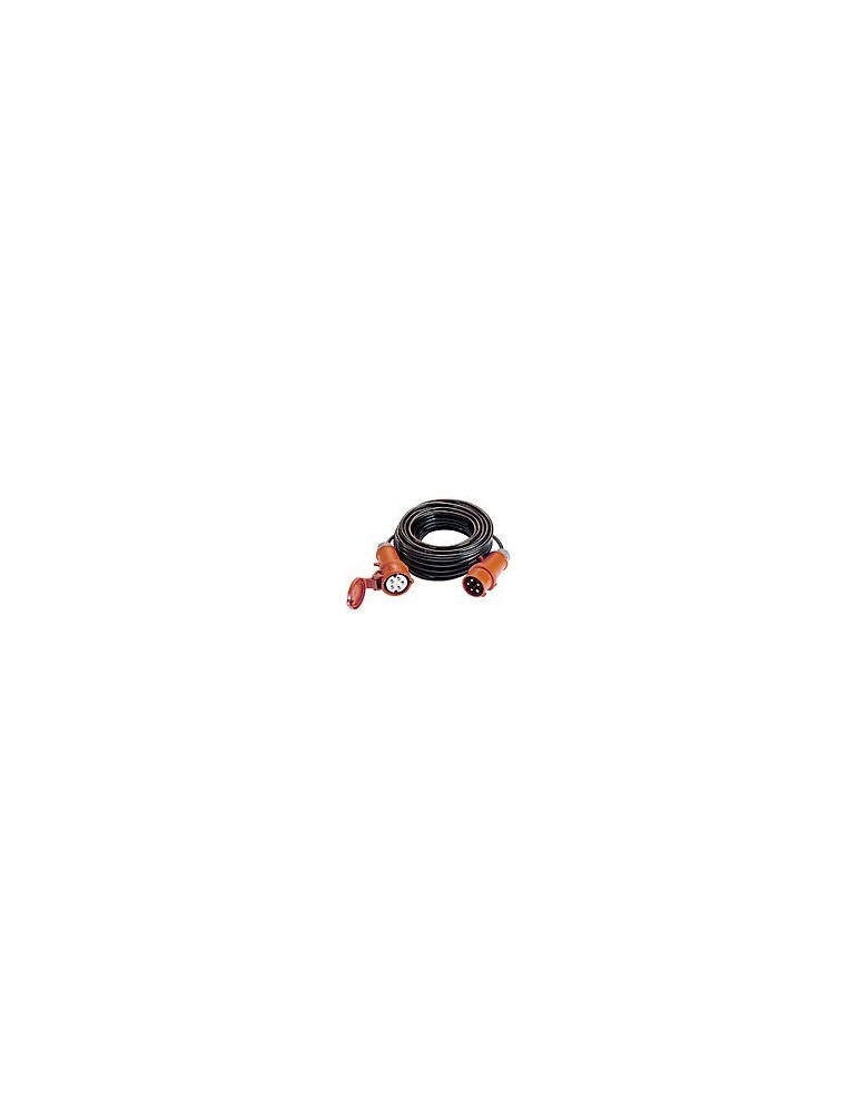 Cordon de rallonge cee,5 m,noir 16A  pas cher