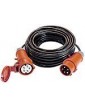 Cordon de rallonge cee,5 m,noir 16A  pas cher
