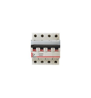 Legrand disjoncteur caractéristique C 3-p + N, 6A, 10 kA, 400V  pas cher