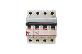 Legrand disjoncteur caractéristique C 3-p + N, 6A, 10 kA, 400V  pas cher