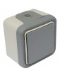 Legrand Plexo™ 55 étanche, app., compl. interrupteur poussoir, IP55, IK07, gris