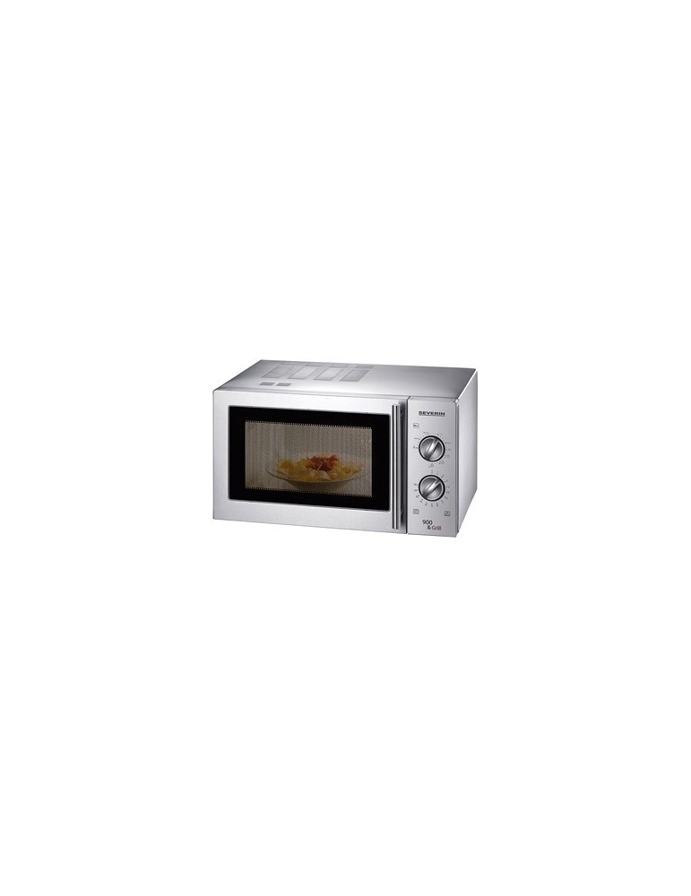 Severin MW7849 micro-ondes avec grill 900W,cavité 23 l,Ø plateau 27cm,minuteur