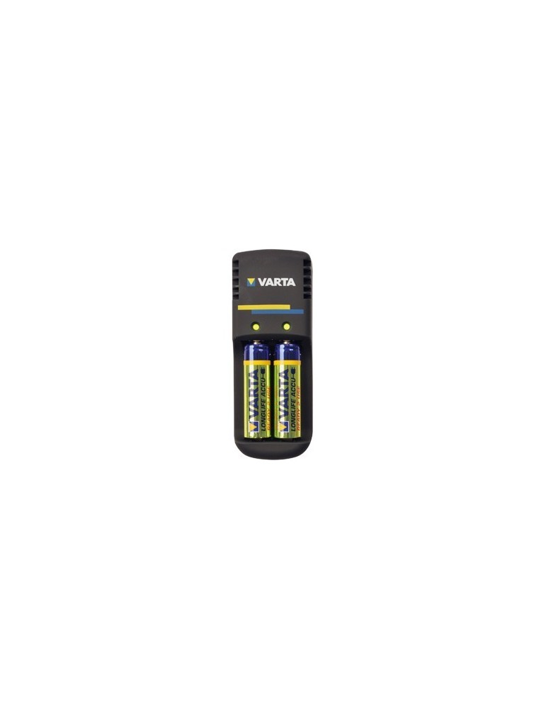 Mini chargeur VARTA EASY ENERGY 2 piles Mignon 2100 mAh - 1,2 V