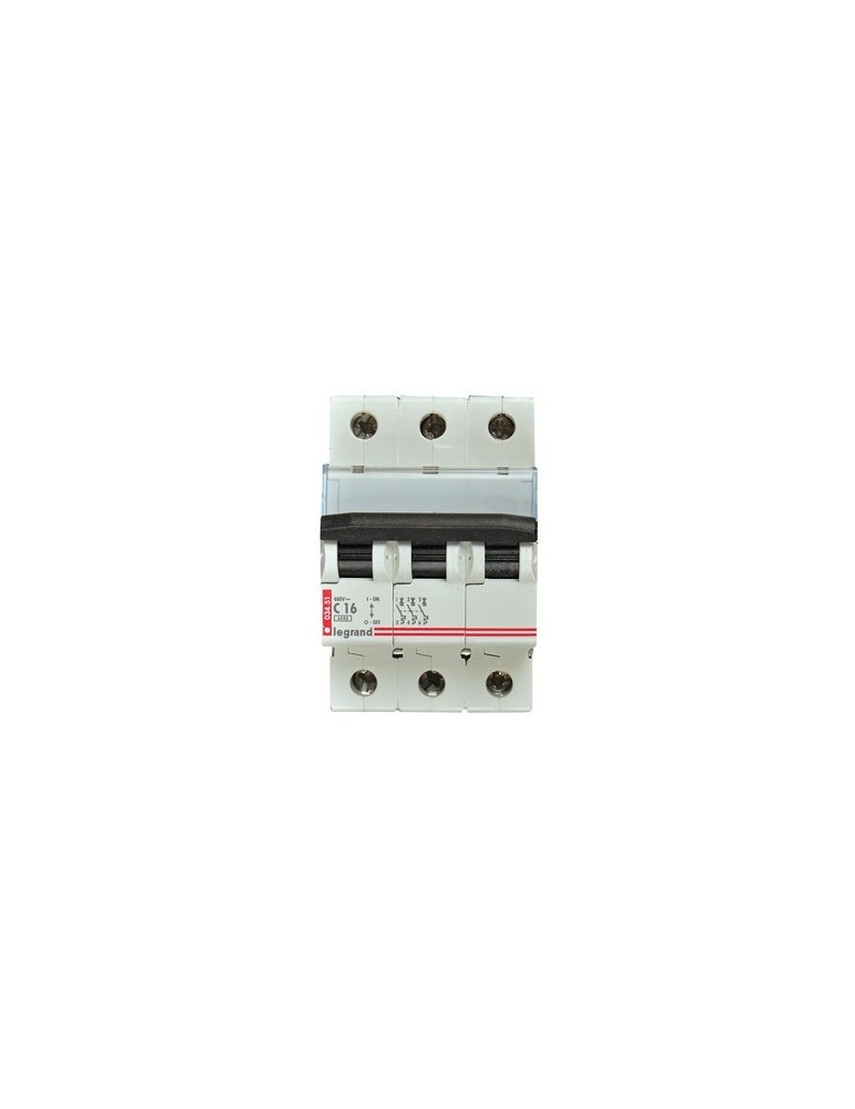  Legrand Disjoncteur 16A caractéristique C 3-pin 6kA Monsieur-outillages.com