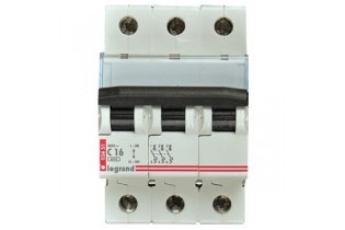 Legrand Disjoncteur 16A caractéristique C 3-pin 6kA Monsieur-outillages.com Legrand Disjoncteur 16A caractéristique C 3-pin 6kA Monsieur-outillages.com