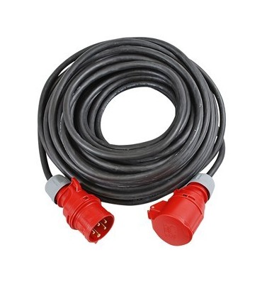  Rallonge cee 25 m noir 16A sur le site outillage professionnel pas cher