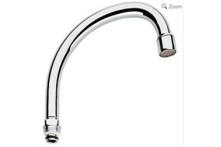 Bec orientable GROHE, chromé, 13072000 saillie 140 mm, pour série Costa