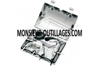 Coffret de sécurité câbles,pr extérieur, 6 raccords, 300 x 230 x 130 mm, IP64