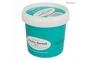 Fermit plastique 1kg, blanc mastic à joint, élasticité permanente