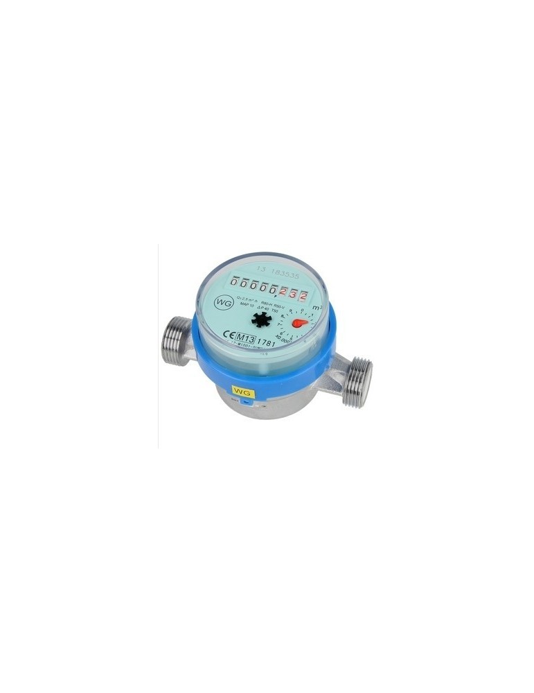 Compteur monotube, rotor à sec ETK 110mm Qn 1,5m³/h - 3/4" - étalonnement inclu