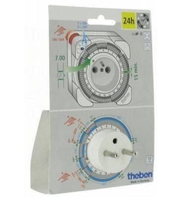 Theben Timer 26 - 24 h UTE horloge analogique, 1 canal