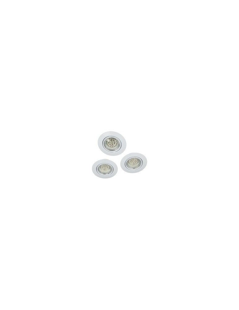 Nordlux Spots à encastrer 3 x LED 6 W COB Ø 9 cm orientable 25° 78840001