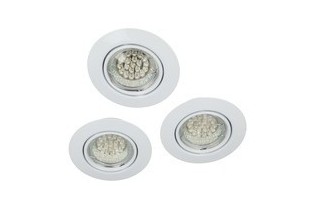 Nordlux Spots à encastrer 3 x LED 6 W COB Ø 9 cm orientable 25° 78840001