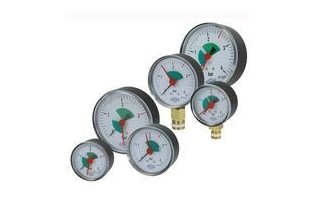 Manomètre de chauffage 3/8'' axial Ø 63 mm