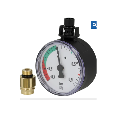 Manomètre avec raccord